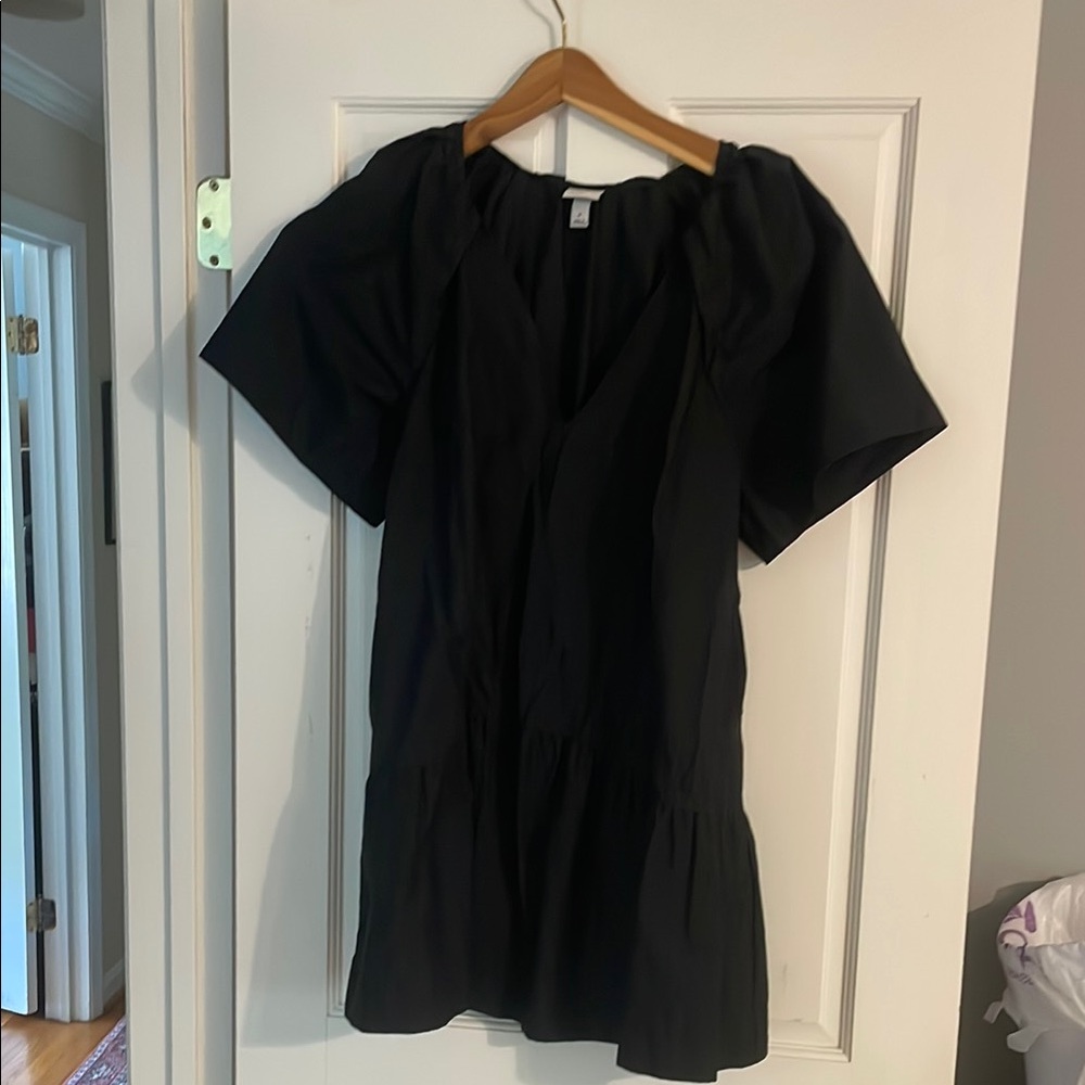 a new day Black Short Sleeve Blouse